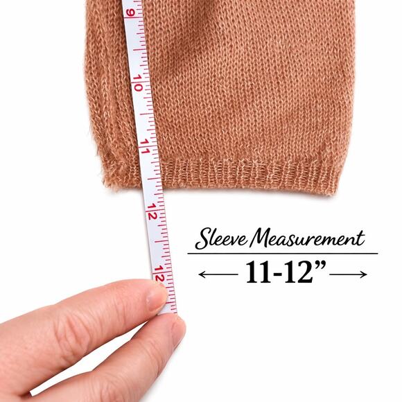 Elan “Oohlala” Mocha Medium Oversized Light Boxy Graphic Knit Coastal Cozy Chic - Picture 9 of 9